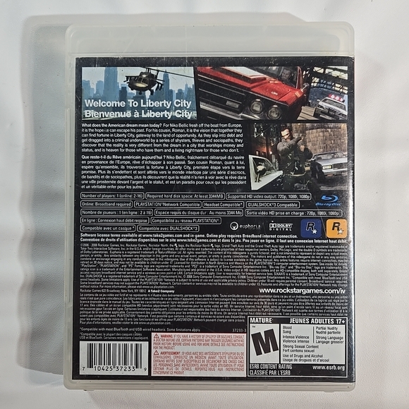 Grand Theft Auto IV for Sony 3 - Black Case - Picture 8 of 9